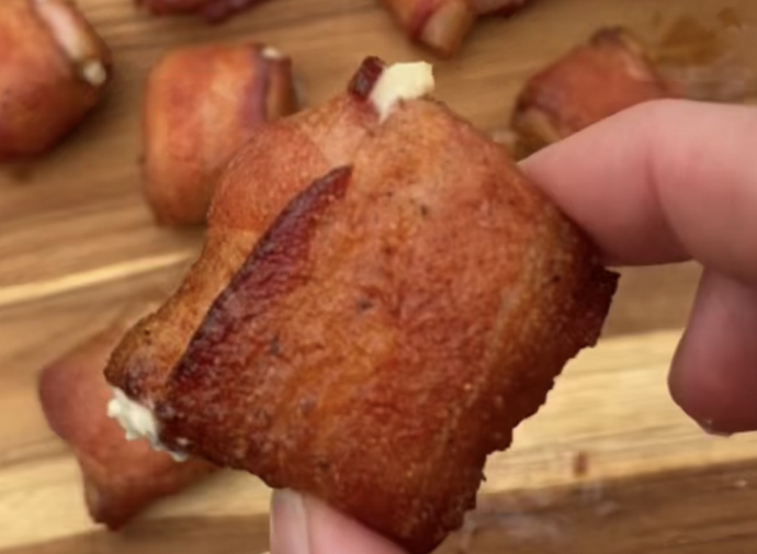 Bacon-Wrapped Jalapeno Popper Bites Recipe