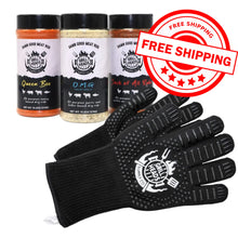 Load image into Gallery viewer, Grillheads Supply Damn Good Meat Rubs | Dry Rub Bundle with Gloves