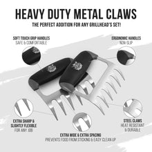 Load image into Gallery viewer, Grillheads Supply Damn Good Meat Rubs and grilling supplies | Metal Meat Claws