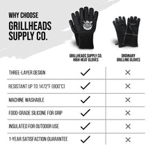 Load image into Gallery viewer, Grillheads Supply Damn Good Meat Rubs and grilling supplies | Grilling High Heat Gloves