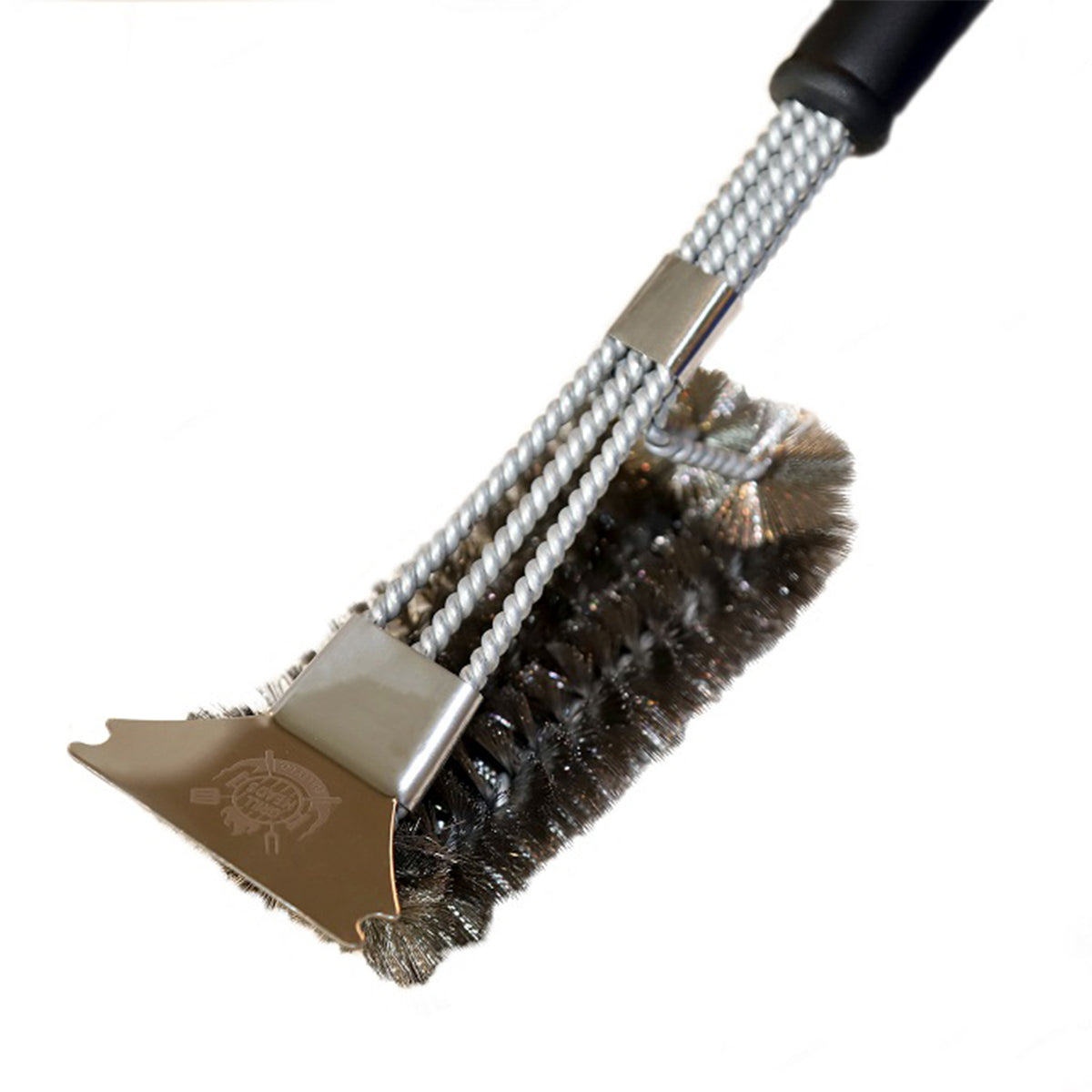BBQ Grill Brush Scraper Cleaning Tool Stainless Steel