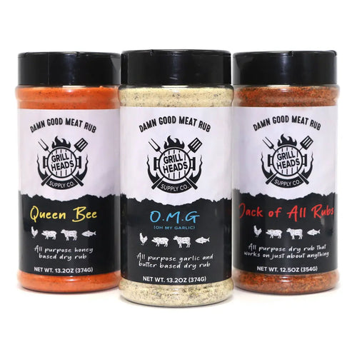 Grillheads Supply Damn Good Meat Rubs and grilling supplies | Dry Meat Rub Bundle