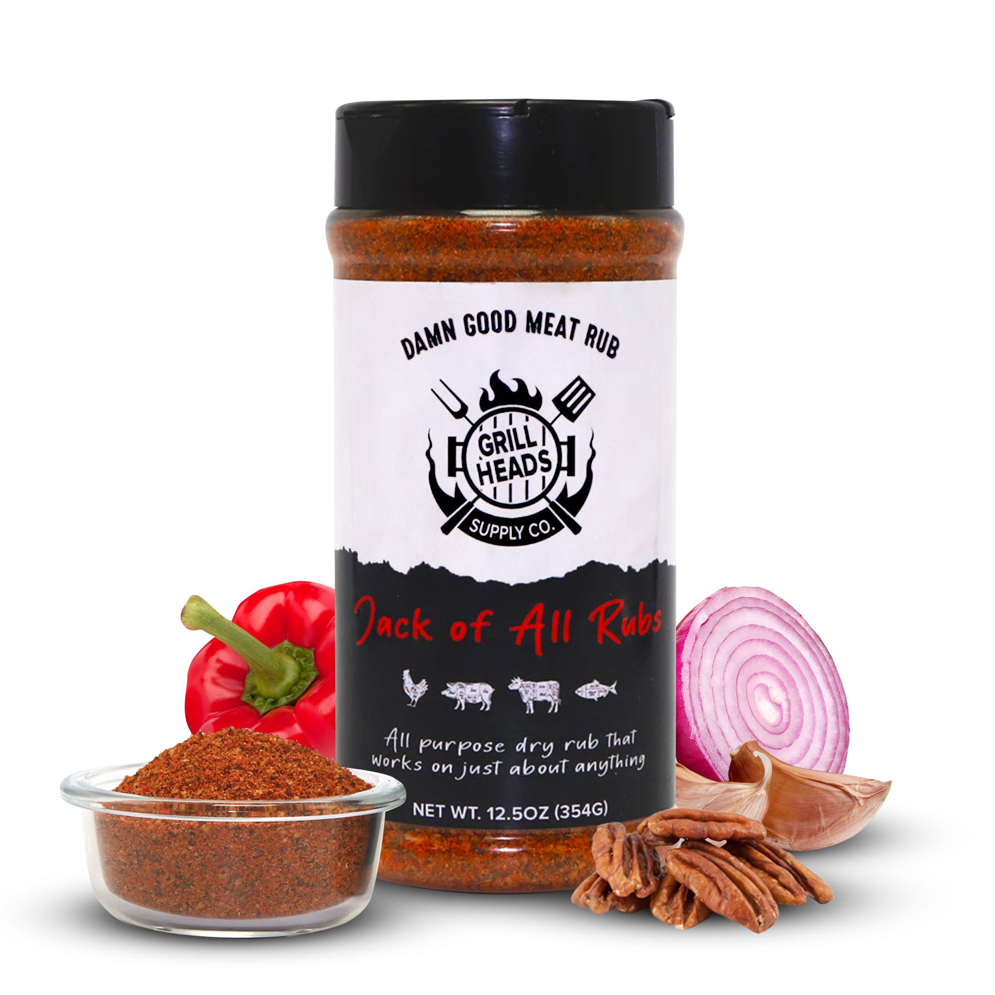 Jack of All Rubs Dry Rub Grillheads Supply